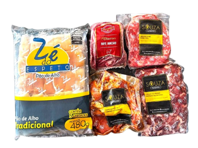 KIT CHURRASCO ANCHO BOVINO GRILL 7 A 10 PESSOAS